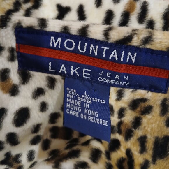 Leopard Print Velvety Jacket - Picture 4 of 4